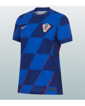 Croazia Maglia Gara Trasferta Repliche Europei 2024 Donna